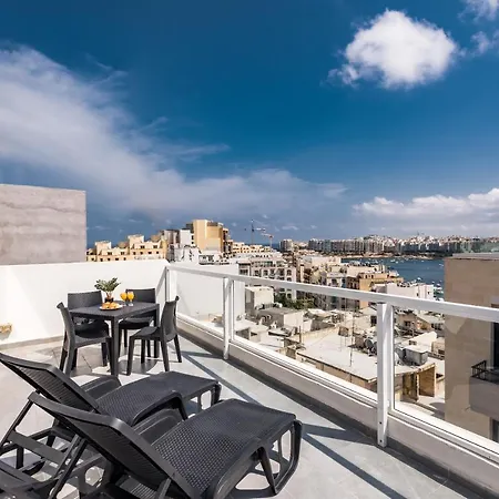 Apartamento Private Penthouse & Terrace St. Julian's